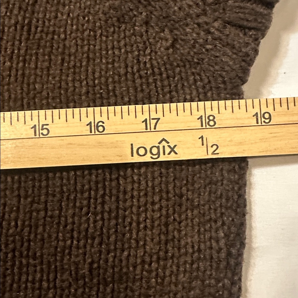 Women Chocolate V-Neck Sweater - Picture 3 of 6